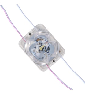 Powermaster PM-14711 12 Volt 2 Watt Soğuk Beyaz Yanıp Sönen Çakar 4333-3030 Modül Led 43X33x28mm