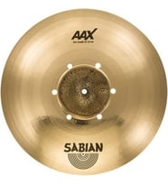 Sabian 216XISOCB AAX Iso Crash Zil (16 İnç) Delikli Tasarım - Kısa Sustain - Parlak