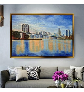 Altın Çerçeveli dekoratif tablo a2005 (Gold)