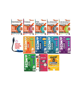 Günay Yayıncılık Günay 8. Sınıf Bumerang Konu Anlatım Ve Etkinlikli Soru + ZOOM Soru Tam Set + Kitap Okuma (Çok Renkli)