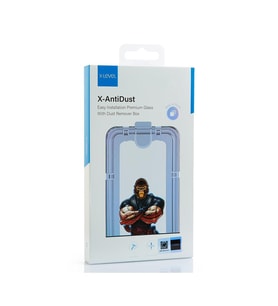 Iphone 14 Pro Max X-level X-antıdustprivacy Premıum Kolay Kurulum Aparatlı Cam Koruyucu Uyumlu (Şeffaf)