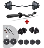 Ecgspor Z BAR Dambıl Seti ve Fitness Ağırlık Seti 35 KG