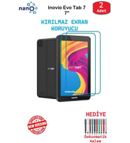 Inovio Evo Tab 7" İçin Nano Ekran Koruyucu 9h Esnek 2 ADET