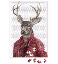 Renkli Geyik Puzzle 240 Parça Yapboz