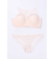 Pierre Cardin Kadın Cup Crop Top Takım (Ekru)