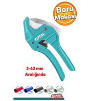 PPRC Profesyonel Plastik Tesisat Borusu Boru Kesme Makası 3-42 mm Çelik THT534216