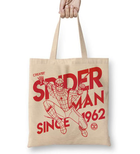 The Spidey 1962 Bez Çanta Uzun Saplı