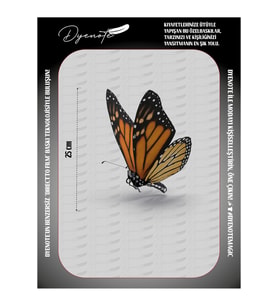 Kelebek Butterfly Press Tekstil Ütü İle Yapışan Transfer Baskı Kağıdı DTF BASKI
