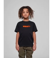 Çocuk Unisex Baskılı T-Shirt - Siyah
