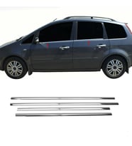 Ford C-Max Krom Cam Çıtası Tk 2004-2010 4Prç Paslanmaz Çelik