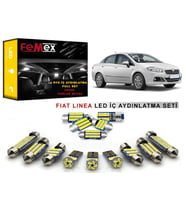 Fiat Linea LED İç Aydınlatma Ampul Seti FEMEX Parlak Beyaz