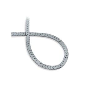 Hematit Doğal Taş Gri Çavuş Kesim 6x3mm Dizi