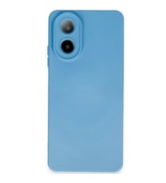 Oppo A38 Kılıf Nano içi Kadife Silikon - Mavi