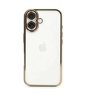 Apple İphone 16 Plus Kılıf Razer Lensli Silikon - Gold
