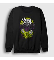 Presmono Unisex Siyah Born Ghost Sweatshirt 51665tt