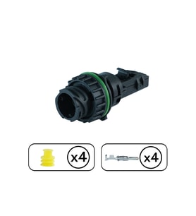 Kilometre Soketi 4 Pin Kablosuz