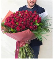 Butik Tasarım 100 Kırmızı Gül