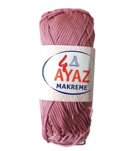 Angel Çanta Aksesuar 100 Gram Polyester Makrome No:4 Gülkurusu