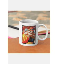 One Piece Ateş Yumruk Ace Kupa Bardak (Beyaz)