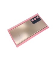 Samsung Galaxy NOTE 20 UTRA Arka Pil Batarya Kapağı (CAM FULL LENSLİ ) GOLD