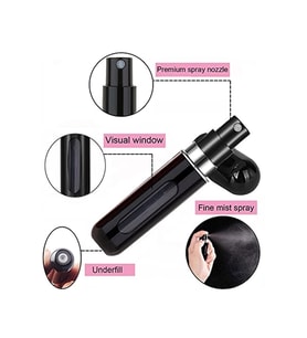 Taşınabilir Mini Doldurulabilir 3 Adet Parfüm Şişesi Atomizer Parfüm Şişeleri Boş Küçük