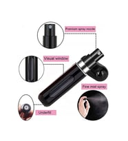 Taşınabilir Mini Doldurulabilir 3 Adet Parfüm Şişesi Atomizer Parfüm Şişeleri Boş Küçük