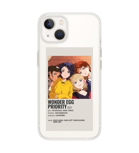 Iphone 14 Plus Uyumlu Wonder Egg Priority Tasarımlı Şeffaf Telefon Kılıfı