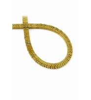 Hematit Doğal Taş Parlak Gold Yarasa Kesim 7x1mm Dizi [AA]
