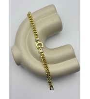 Vip Gold G Harf Taşlı Gurmet Bileklik - 26vipb34