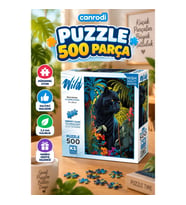 20071 PUZZLE 500 Black Panther With a Tropical