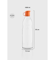 Renga Zen 1000 ml Cam Şişe 181001 Bej (Turuncu)