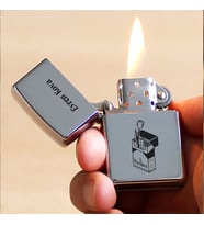 Kişiye Özel İsimli Gazlı Zippo Çakmak Marlboro Baskılı