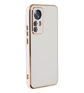 Newface Xiaomi Mi 12T Pro Kılıf Volet Silikon - Beyaz