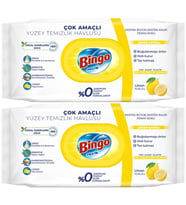 Bingo Clean Yüzey Temizlik Havlusu 96 Yaprak Limon Kokulu Plastik Kapaklı (2 Li Set) 192 Yaprak