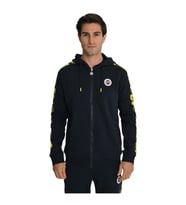 Fenerbahçe Lacivert Tribün Lazer Baskılı Kamuflaj Detaylı Erkek Sweatshirt