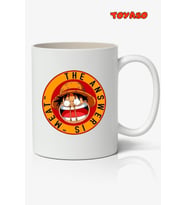 Monkey D. Luffy One Piece Anime Temalı Beyaz Kupa Bardak Arkadaşa Sevgiliye Hediye