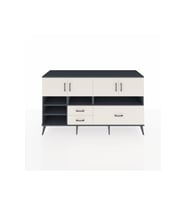 Kronos Konsol 8 Raflı 3 Çekmeceli 4 Kapaklı 176x59x99 Antrasit-Aytaşı