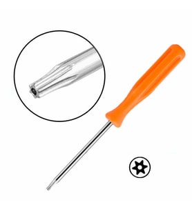 T8 Tornavida PS3 PS4 PS5 XBOX 360 XBOX One Uyumlu Tornavida Yedek Parça Tamir T8Torx (Turuncu)