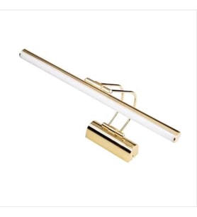 Gold Ayna Üstü 50 cm Led Banyo Aplik Duvar Ayna Resim Tablo