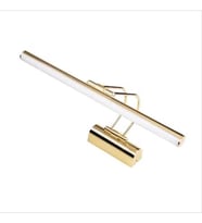 Gold Ayna Üstü 50 cm Led Banyo Aplik Duvar Ayna Resim Tablo