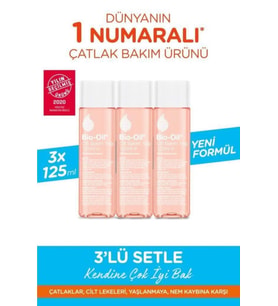 Çatlak Karşıtı & Nemlendirici Cilt Bakım Yağı 125 Ml (3'lü Paket) - Yeni Formül