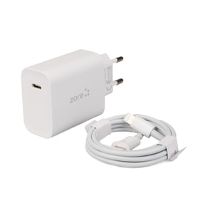 Lexroo XMac Serisi X7 Type-C to Lightning Ev Şarj Aleti 20W - Beyaz
