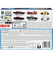 Hot Wheels JBY78 Silver Series Legends 6-pack