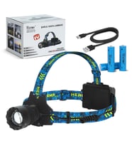 12000 Lümen CREE P360 Şarjlı Kafa Lambası Güçlü LED Aydınlatma Profesyonel Model WT-627