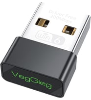 300Mbps Wifi 6 Çift Bant Kablosuz Alıcı Verici Nano USB Adaptör