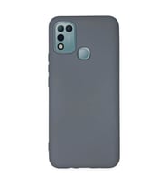 İnfinix Hot 10 Play Kılıf Nano içi Kadife Silikon - Gri