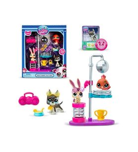 Littlest Pet Shop Lps Minişler Seri 3 Disco Nights Oyun Paketi Seti