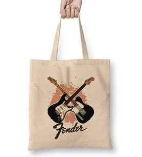 Fender Guitar 01 Bez Çanta Uzun Saplı