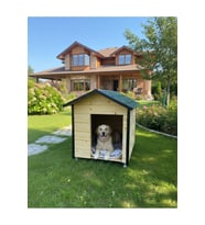 Büyük Boy Köpek Kulübesi Dış Mekan Lambri Model