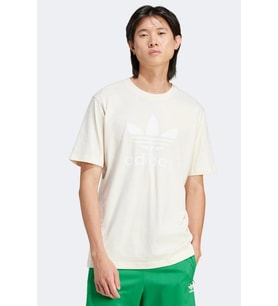 Adidas Adicolor Treofil Mens Tee Erkek Pamuklu Tişört Krem